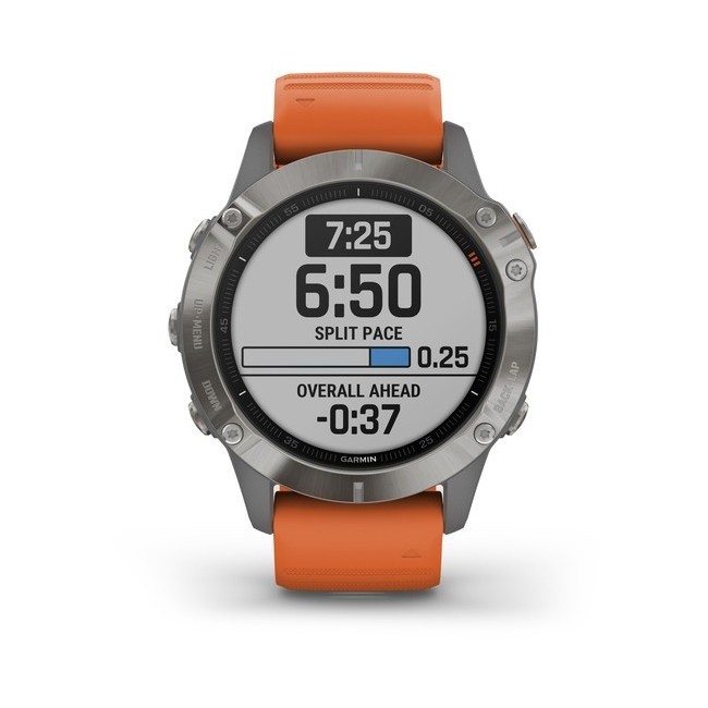 Garmin Fenix6 Pro Sapphire Edition Orange Uhr 0100215814