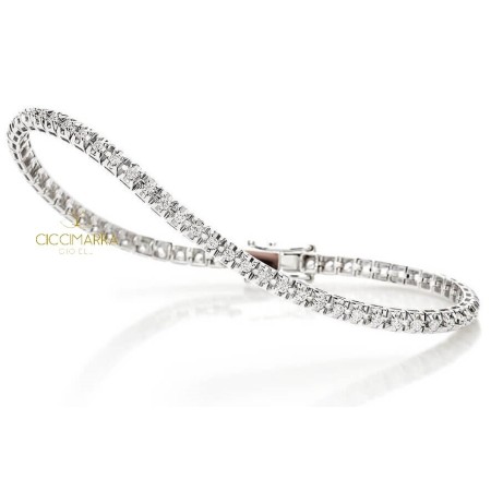 Victoria Crieri Tennis bracelet in gold and diamonds ct0.52