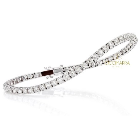 Icon Tennis Crieri Bracelet in gold and diamonds ct1.40