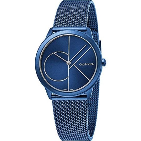 Orologio CK Minimal M Acciaio maglia milanese BLU -  K3M51T5N