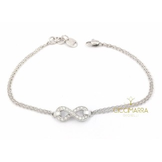 Salvini Infinito Armband aus Weißgold und Diamanten 20085546