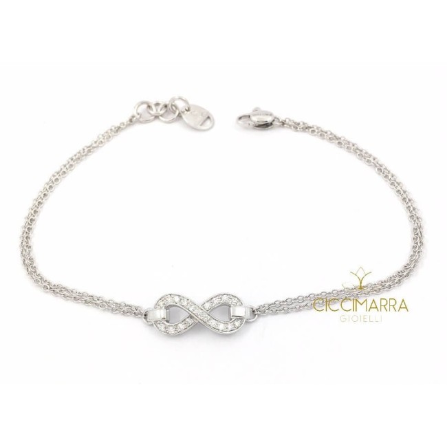 Salvini Infinito bracelet in white gold and diamonds 20085546