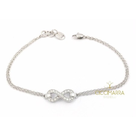 Salvini Infinito bracelet in white gold and diamonds 20085546