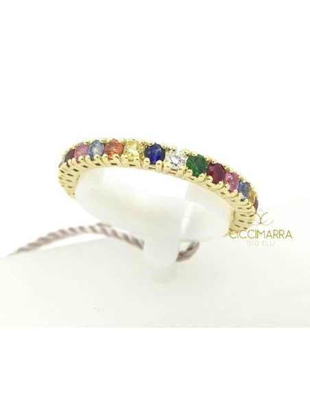 Anello veretta circolare Salvini Rainbow - 20085845