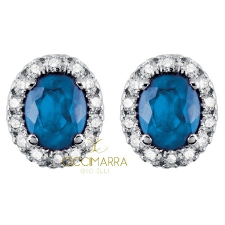 Orecchini Salvini Dora con diamanti e zaffiri blu 20057650