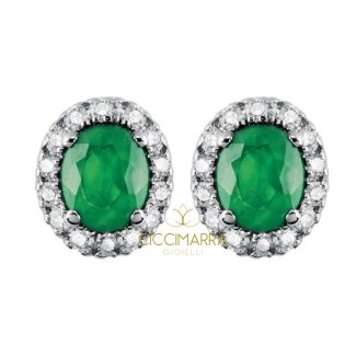 Orecchini Salvini Dora con diamanti e Smeraldi 20057650