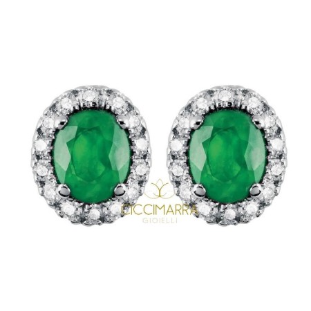 Orecchini Salvini Dora con diamanti e Smeraldi 20057650