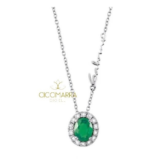 Salvini Dora Halskette mit Smaragd und Diamanten 20057647