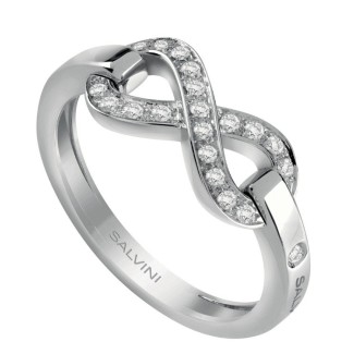 Salvini Infinito ring in white gold with brilliants 20085534