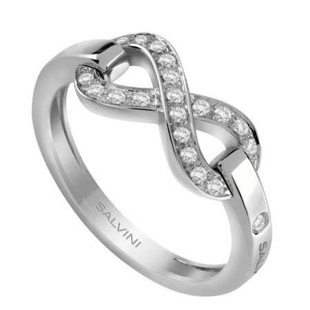 Salvini Infinito ring in white gold with brilliants 20085534