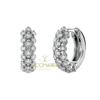 Orecchini Salvini Cachemire cerchi con diamanti- 20085378