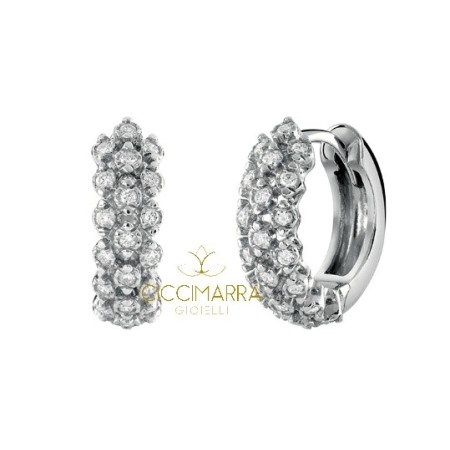 Orecchini Salvini Cachemire cerchi con diamanti- 20085378