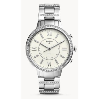 Virginia Fossil Smartwatch Damen Stahl - FTW5009
