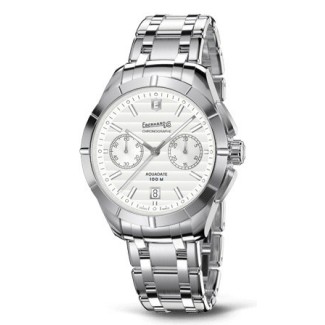 Eberhard Aquadate Chrono Silver watch - 31071CA