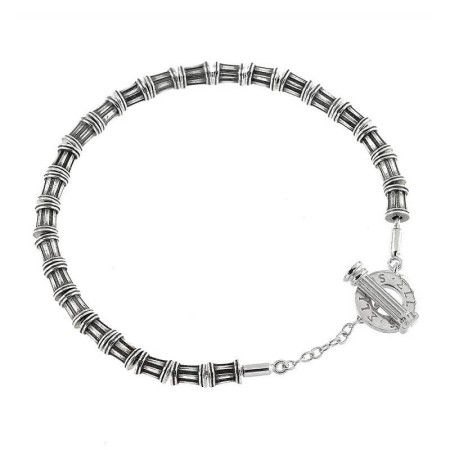 Bracciale Colonne Ellius in argento con T-Bar - 8000100007215(C)