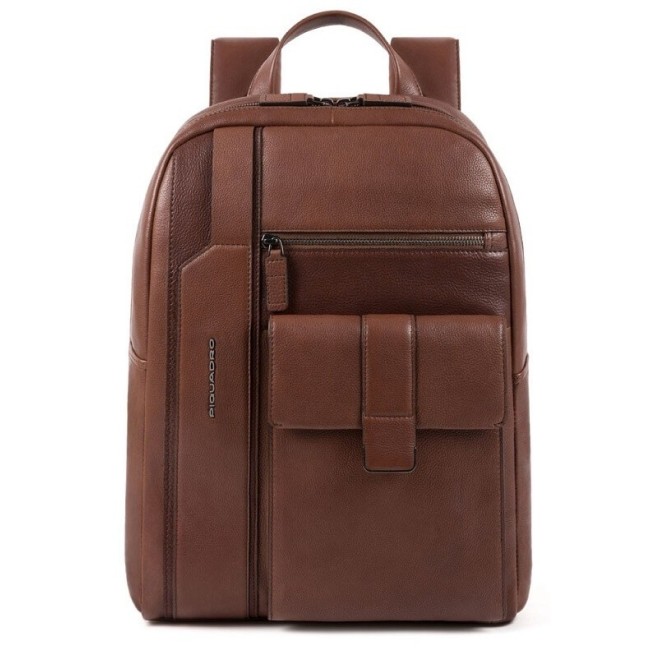 Rucksack für PC Piquadro Kobe dunkelbraun - CA4943S105 / TM