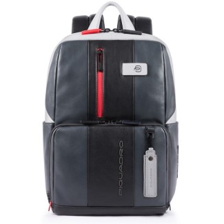 Laptop Rucksack Piquadro BagMotic grau und schwarz CA3214UB00BM / GRN