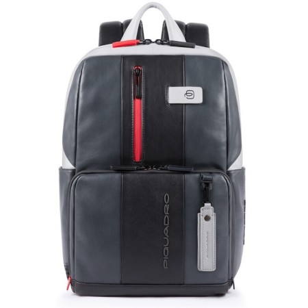 Laptop Rucksack Piquadro BagMotic grau und schwarz CA3214UB00BM / GRN