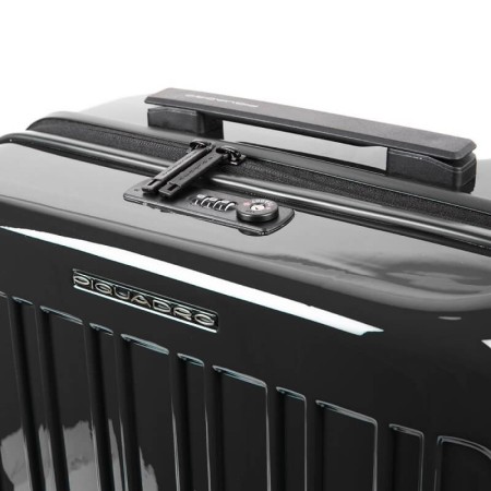 Trolley cabina Piquadro rigido ultra slim Seeker nero BV5027SK70/N