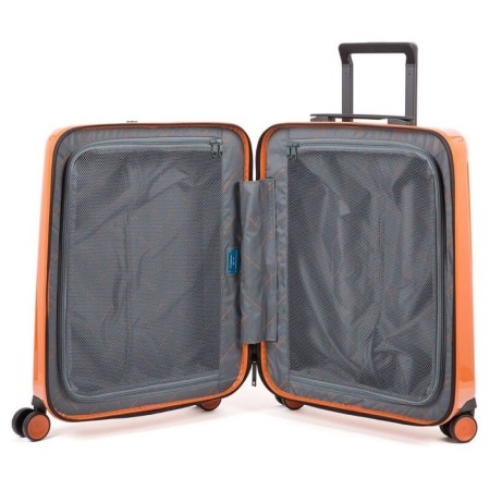 Cabin trolley Piquadro rigid ultra slim Seeker black BV5027SK70 / N