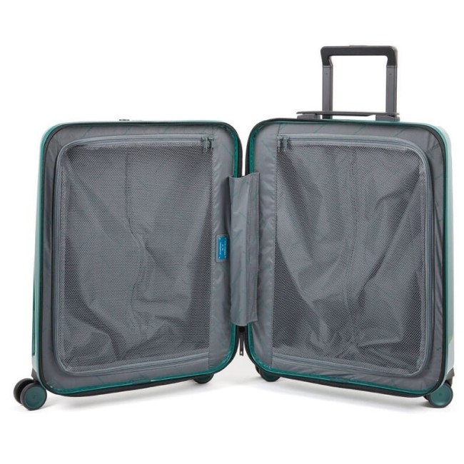 Cabin trolley Piquadro rigid ultra slim Seeker green BV5027SK70 / VE