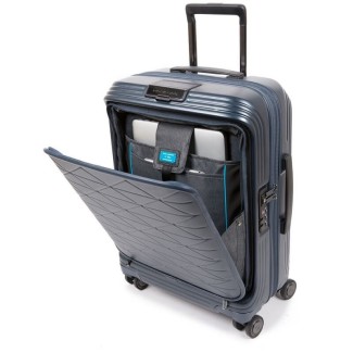 Trolley cabina porta PC Piquadro PiQ Biz blu  BV4426BIZBM/T/BLU 2