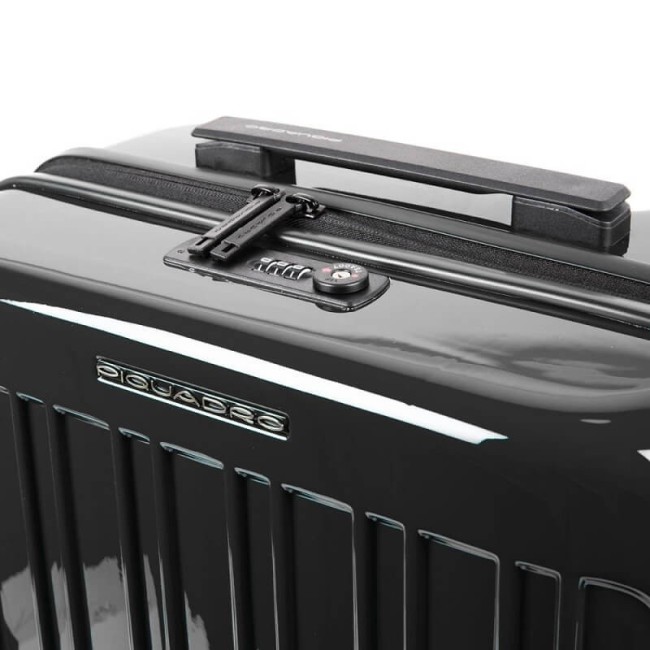 Trolley medium Piquadro rigid Seeker black - BV5028SK / N