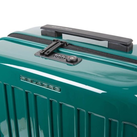 Trolley medium Piquadro rigid Seeker green - BV5028SK / VE