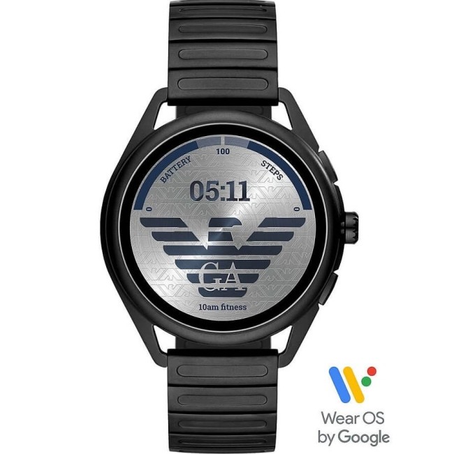 Emporio Armani Smartwatch3 watch matt black - ART5029