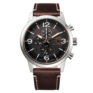 Citizen Urban men's solar watch brown leather - CA0740-14H