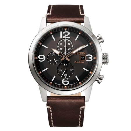 Citizen Urban men's solar watch brown leather - CA0740-14H