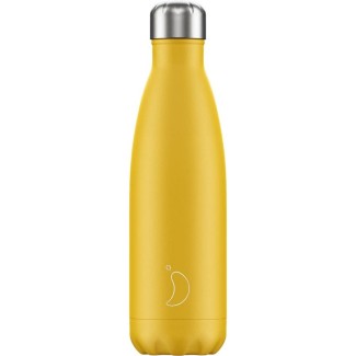 500ml Chilly's Bottle Yellow Matte - 5056243500130