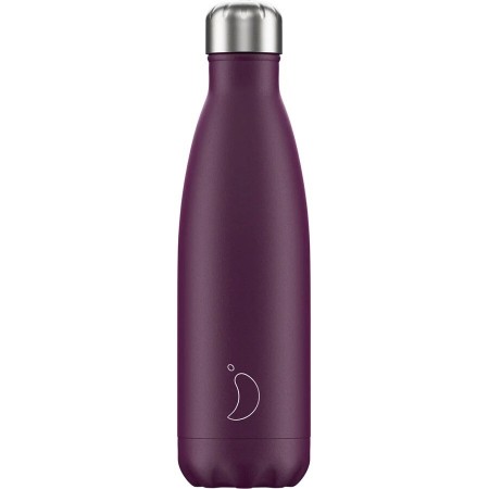 500ml Chilly's Bottle Purple Matte - 5056243500161
