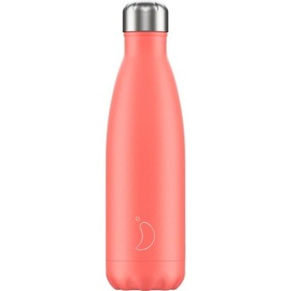 500ml Chilly's Bottle Pastel Coral - 5056243500437