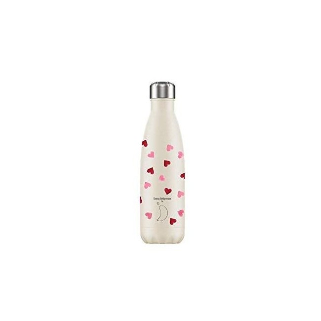 500ml Chilly's Bottle Emma Bridgewater Pink Heart - 5056243501083
