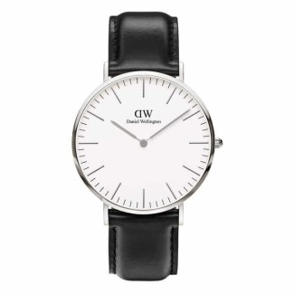 Orologio Daniel Wellington silver Sheffield nero