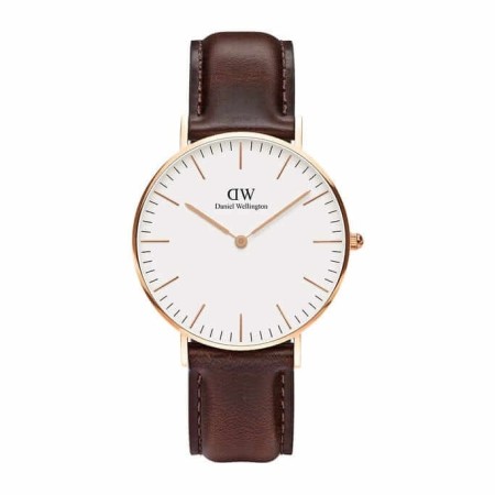 Orologio Daniel Wellington donna rosè Classic Bristol marrone
