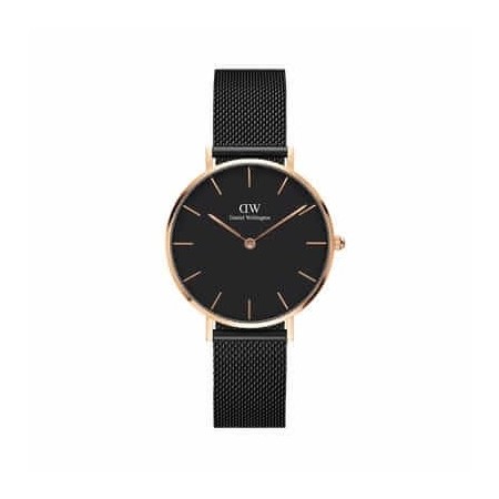 Orologio Daniel Wellington rosè Classic Petite Ashfield nero