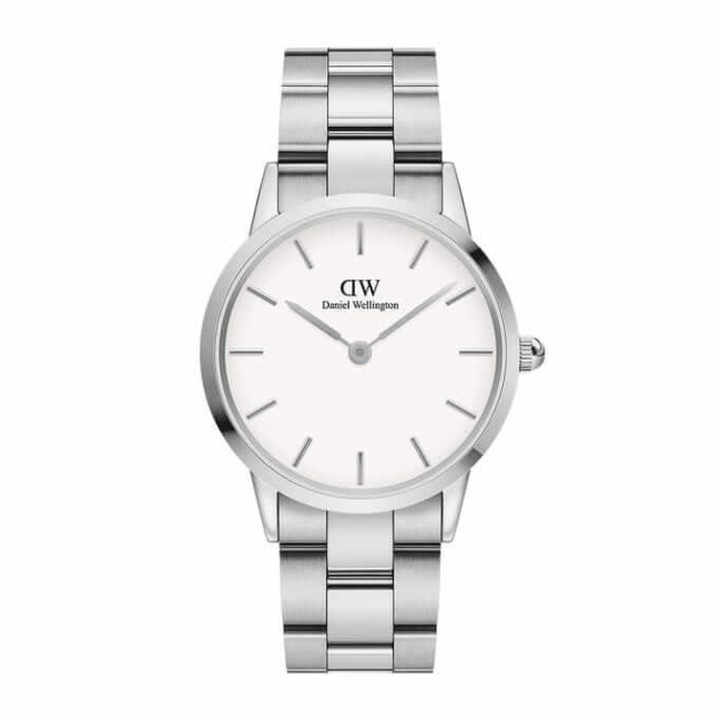 Orologio Daniel Wellington silver Iconic Link bianco - DW00100203