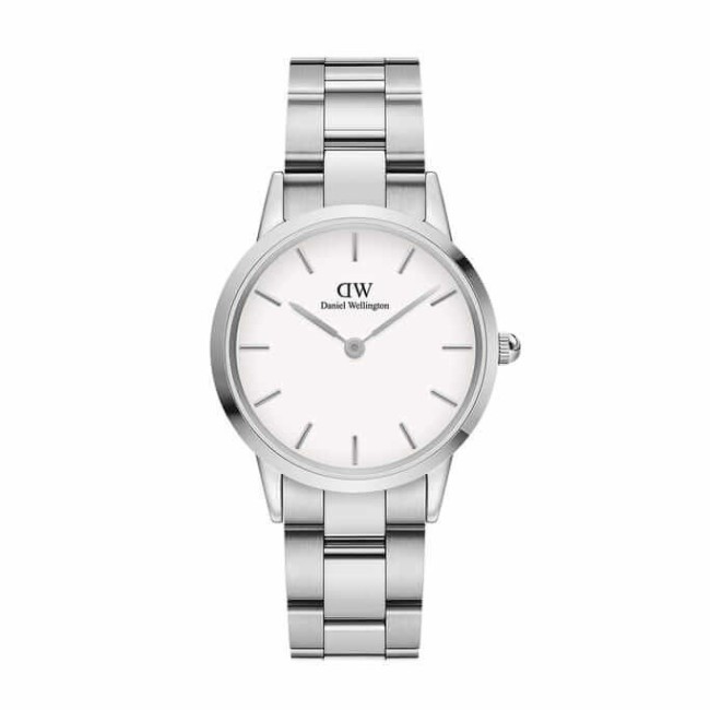 Orologio Daniel Wellington silver Iconic Link bianco - DW00100205