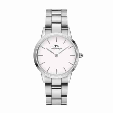 Orologio Daniel Wellington silver Iconic Link bianco - DW00100205