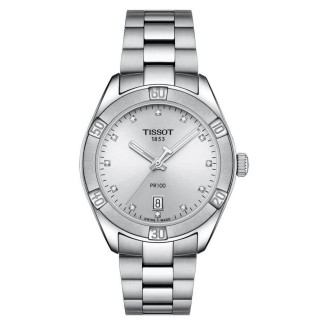 Orologio Tissot Pr100 Sport Chic quadrante con Diamanti