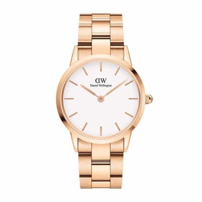 Orologio Daniel Wellington rosè Iconic Link bianco - DW00100209