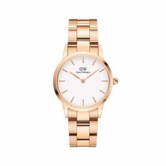 Orologio Daniel Wellington rosè Iconic Link bianco - DW00100213