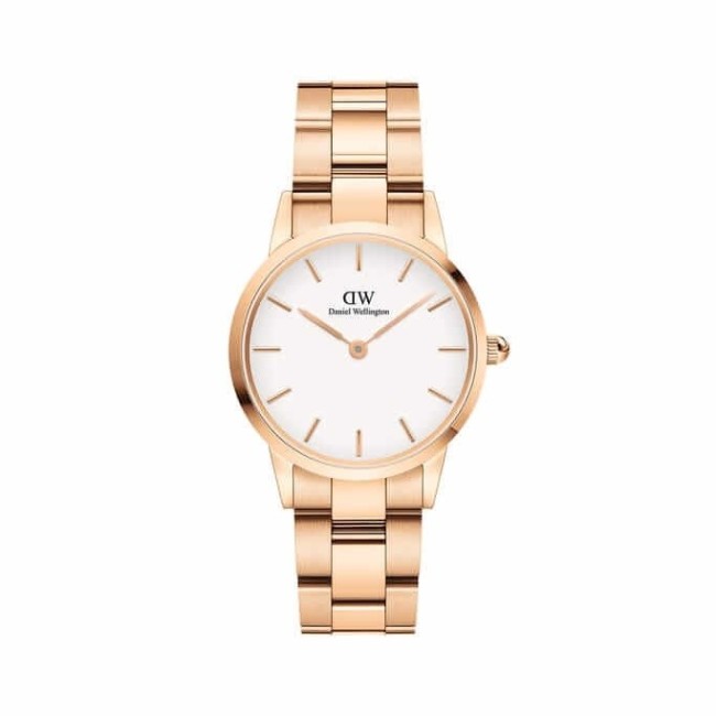 Orologio Daniel Wellington rosè Iconic Link bianco - DW00100213