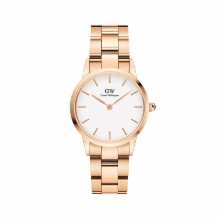 Orologio Daniel Wellington rosè Iconic Link bianco - DW00100213
