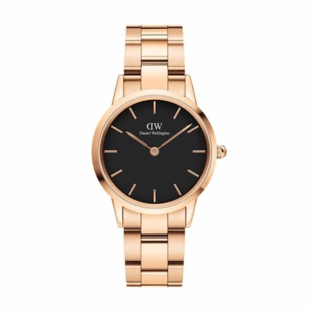 Orologio Daniel Wellington rosè Iconic Link nero - DW00100212