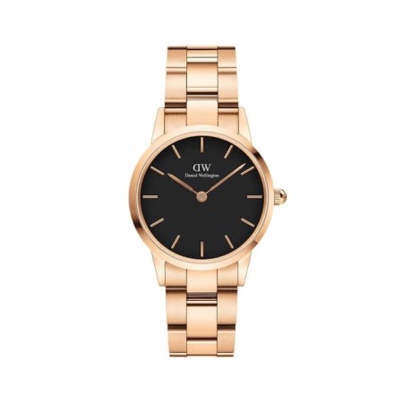 Orologio Daniel Wellington rosè Iconic Link nero - DW00100214