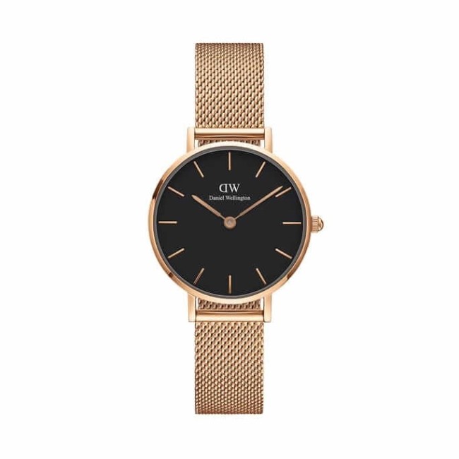 Orologio Daniel Wellington rosè Petite Melrose nero - DW00100217
