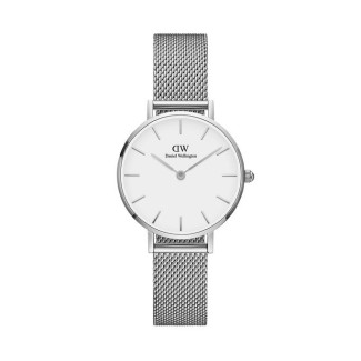 Orologio Daniel Wellington silver Petite Sterling bianco - DW00100220
